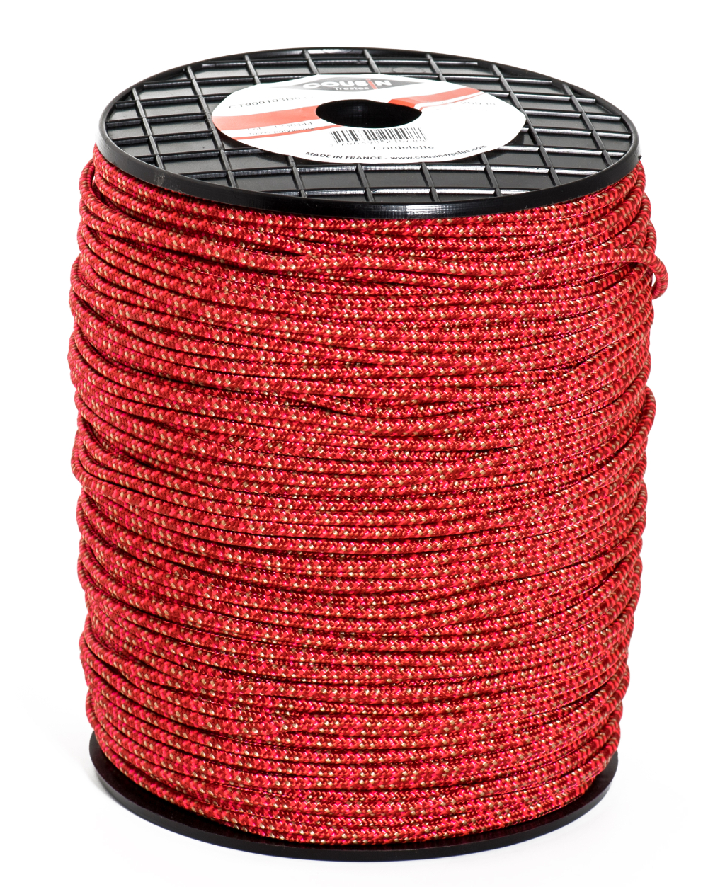 法國 COUSIN CORDS 3mm 普魯士繩 紅色 (每米裁切販售)